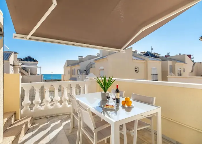 Amazing Penthouse On The Beach, Sea Views, Wifi, Airconditioning And Parking Apartment Torrevieja